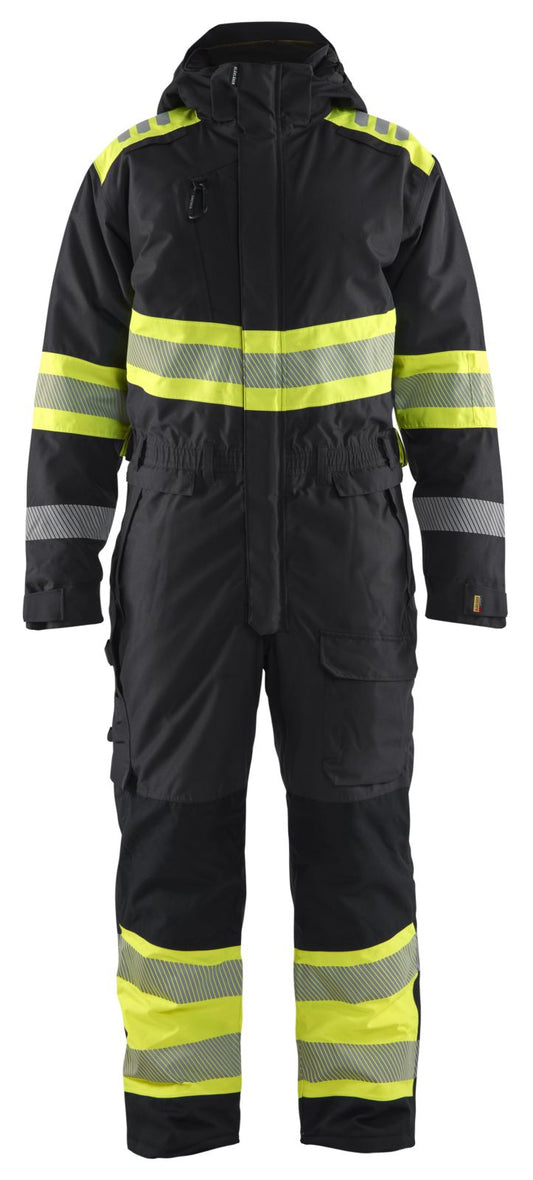 Blaklader High Vis overalls 67201977 winter HiVis waterdicht zwart-fluo geel(9933)