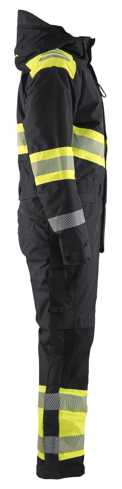 Blaklader High Vis overalls 67201977 winter HiVis waterdicht zwart-fluo geel(9933)