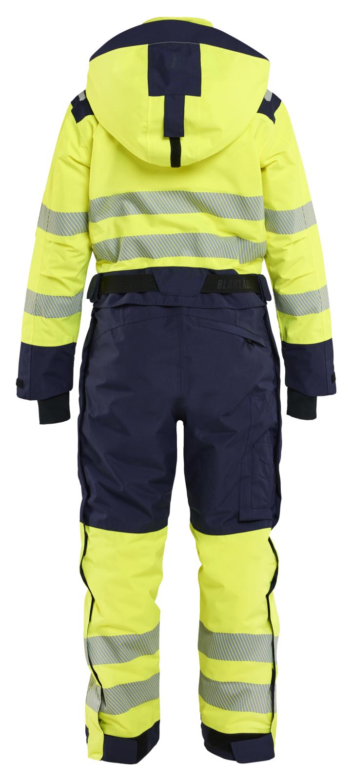 Blaklader Dames High Vis Winteroverall 67261977 fluo geel-marineblauw(3389)
