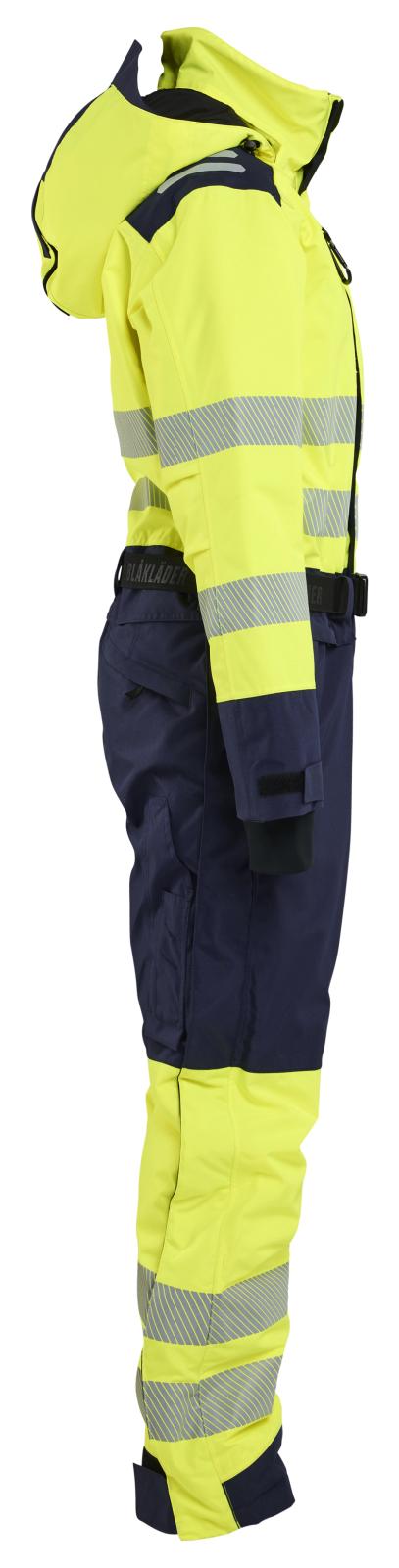 Blaklader Dames High Vis Winteroverall 67261977 fluo geel-marineblauw(3389)
