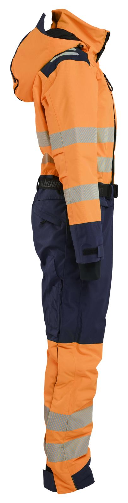 Blaklader Dames High Vis Winteroverall 67261977 fluo oranje-marineblauw(5389)