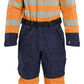 Blaklader Dames High Vis Winteroverall 67261977 fluo oranje-marineblauw(5389)