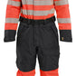 Blaklader Dames High Vis Winteroverall 67261977 fluo rood-zwart(5599)