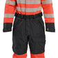 Blaklader Dames High Vis Winteroverall 67261977 fluo rood-zwart(5599)