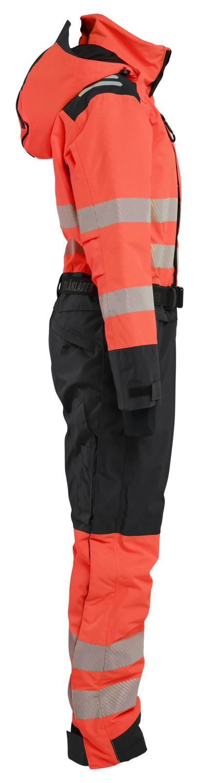 Blaklader Dames High Vis Winteroverall 67261977 fluo rood-zwart(5599)