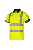 Sioen polo Broby HiVis fluo geel