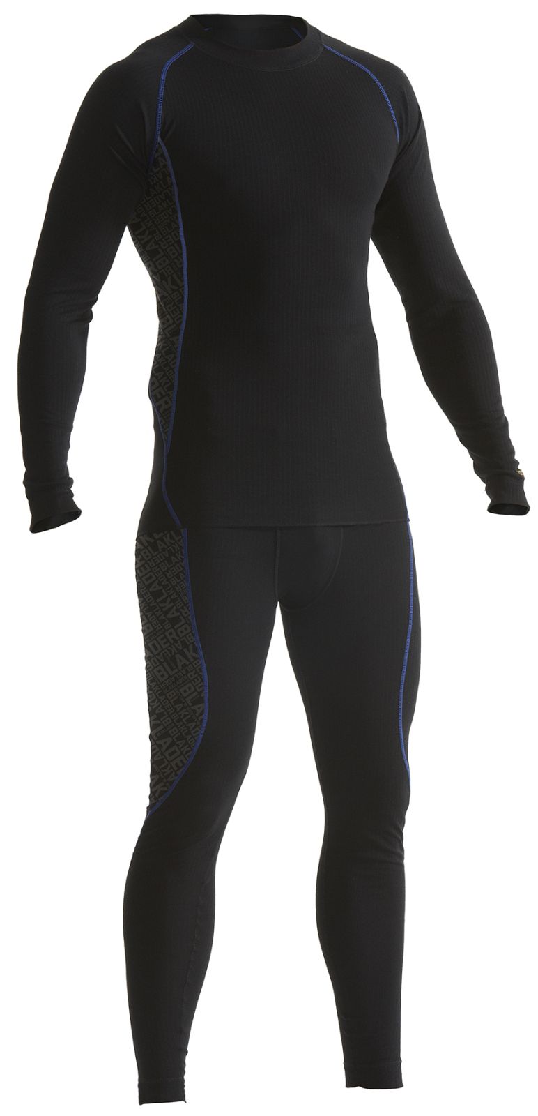 Blaklader Ondergoed 68101707 Shirt en onderbroek zwart-korenblauw(9985)
