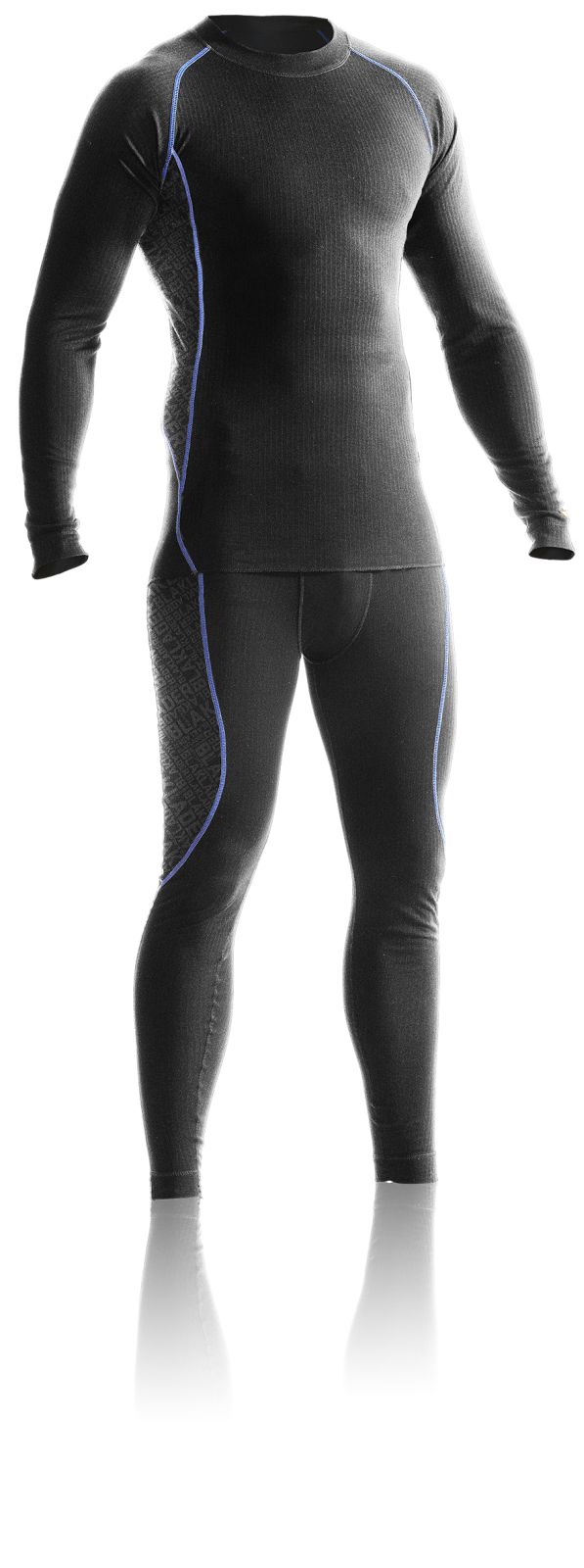 Blaklader Ondergoed 68101707 Shirt en onderbroek zwart-korenblauw(9985)