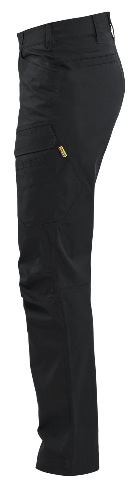 Blaklader Dames Werkbroeken 70111847 stretch zwart(9900)