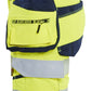 Blaklader High Vis 4-weg stretch Dames Shorts 70201648 HiVis fluo geel-marineblauw(3389)