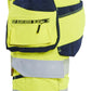 Blaklader High Vis Dames Shorts 70201648 4-weg stretch HiVis fluo geel-marineblauw(3389)