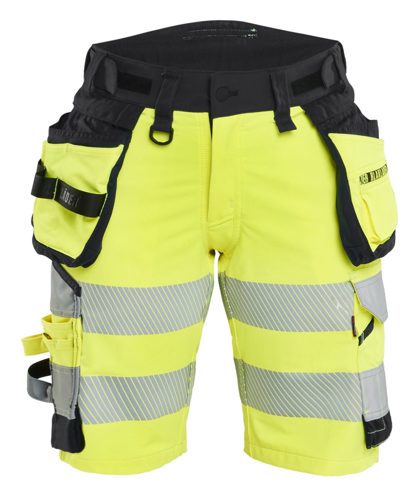 Blaklader High Vis 4-weg stretch Dames Shorts 70201648 HiVis fluo geel-zwart(3399)
