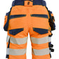 Blaklader High Vis Dames Shorts 70201648 4-weg stretch HiVis fluo oranje-marineblauw(5389)