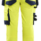 Blaklader High Vis Dames Werkbroeken 70221648 4-weg stretch HiVis fluo geel-marineblauw(3389)