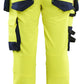 Blaklader High Vis Dames Werkbroeken 70221648 4-weg stretch HiVis fluo geel-marineblauw(3389)