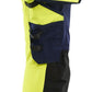 Blaklader High Vis Dames Werkbroeken 70221648 4-weg stretch HiVis fluo geel-marineblauw(3389)