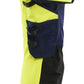 Blaklader High Vis 4-weg stretch Dames Werkbroeken 70221648 HiVis fluo geel-marineblauw(3389)