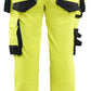 Blaklader High Vis Dames Werkbroeken 70221648 4-weg stretch HiVis fluo geel-zwart(3399)
