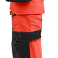Blaklader High Vis 4-weg stretch Dames Werkbroeken 70221648 HiVis fluo rood-zwart(5599)