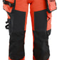 Blaklader High Vis 4-weg stretch Dames Werkbroeken 70221648 HiVis fluo rood-zwart(5599)
