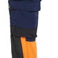 Blaklader High Vis Dames Werkbroeken 70251648 4-weg stretch HiVis marineblauw-oranje(8953)