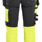 Blaklader High Vis Dames Werkbroeken 70251648 4-weg stretch HiVis zwart-fluo geel(9933)