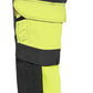 Blaklader High vis Dames Werkbroeken 70251648 4-weg stretch HiVis zwart-fluo geel(9933)