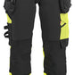 Blaklader High vis Dames High Vis werkbroek 4-weg stretch Werkbroeken 70251648 HiVis zwart-fluo geel(9933)