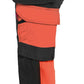 Blaklader High vis Dames High Vis werkbroek 4-weg stretch Werkbroeken 70251648 HiVis zwart-fluo rood(9955)