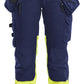 Blaklader Dames High Vis Werkbroek 70301149 Stretch gereedschapszakken HiVis marineblauw-fluo geel(8933)