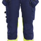 Blaklader Dames High Vis Werkbroek 70301149 Stretch gereedschapszakken HiVis marineblauw-fluo geel(8933)