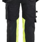 Blaklader Dames High Vis Werkbroek 70301149 Stretch gereedschapszakken HiVis zwart-fluo geel(9933)