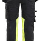 Blaklader Dames High Vis Werkbroek 70301149 Stretch gereedschapszakken HiVis zwart-fluo geel(9933)