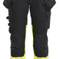 Blaklader Dames High Vis Werkbroek 70301149 Stretch gereedschapszakken HiVis zwart-fluo geel(9933)