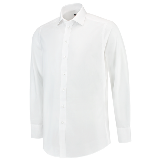 Tricorp Corporate Shirts 705005-CMB6001 Basic fit Katoen- polyester wit(white)