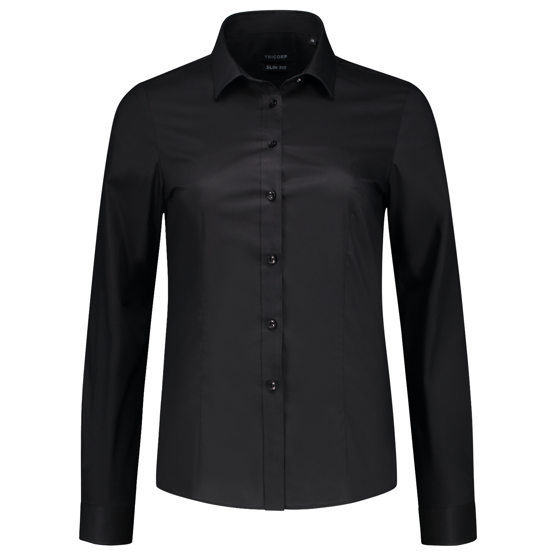 Tricorp Corporate Shirts 705015 Stretch zwart(black)