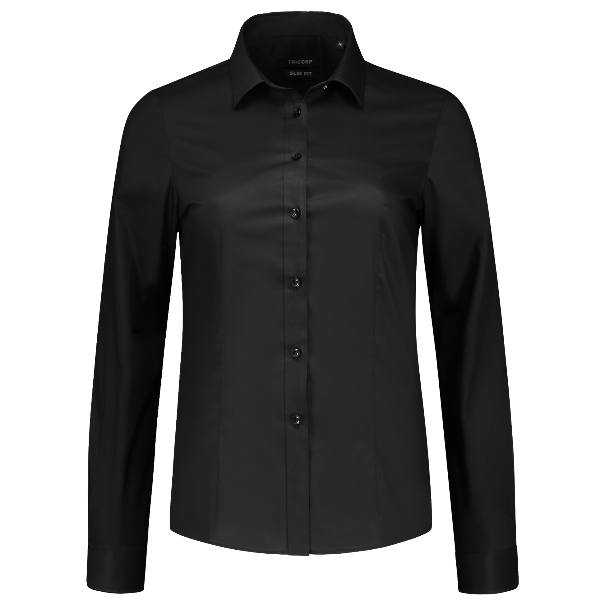 Tricorp Corporate Shirts 705016 Stretch zwart(black)