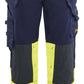 Blaklader Vlamvertragend Dames Multinorm Werkbroek 70811514 gereedschapszakken marineblauw-fluo geel(8933)