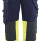 Blaklader Vlamvertragend Dames Multinorm Werkbroek 70811514 gereedschapszakken marineblauw-fluo geel(8933)