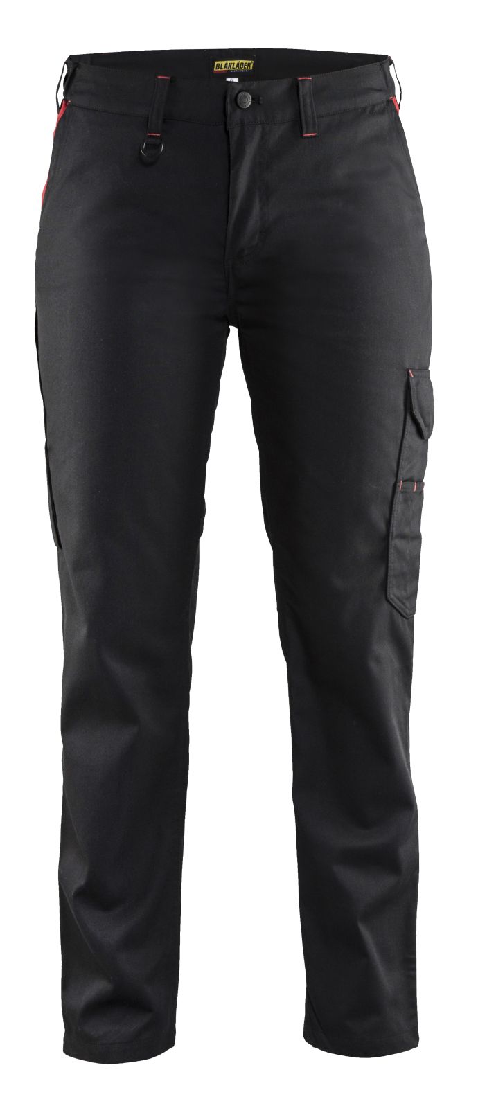 Blaklader Broeken 71041800 zwart-rood(9956)