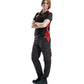 Blaklader Broeken 71041800 zwart-rood(9956)