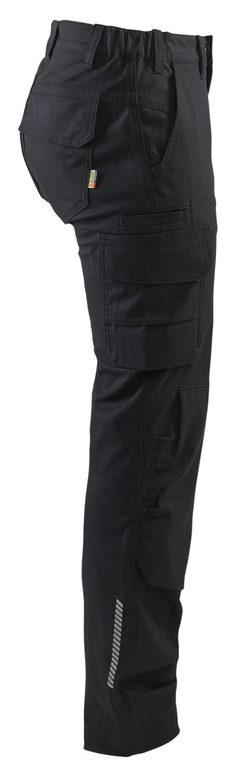 Blaklader Industrie Dames Werkbroeken 71061344 stretch zwart(9900)