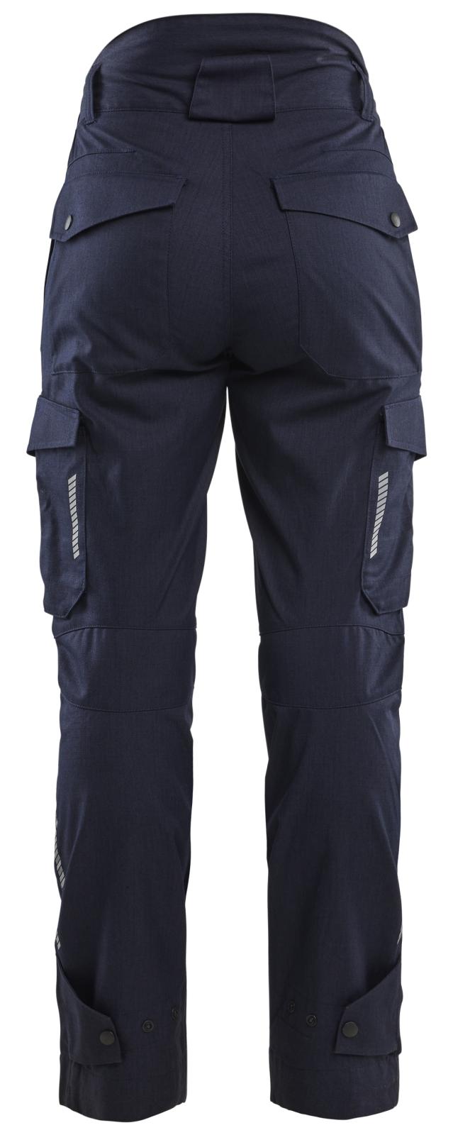 Blaklader Vlamvertragend Multinorm Dames Werkbroeken 71071512 inherent vlamwerend antistatisch waterafstotend marineblauw(8900)