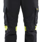 Blaklader High Vis Dames Werkbroeken 71071512 4-weg stretch zwart-fluo geel(9933)