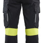 Blaklader High Vis 4-weg stretch Dames Werkbroeken 71071512 zwart-fluo geel(9933)