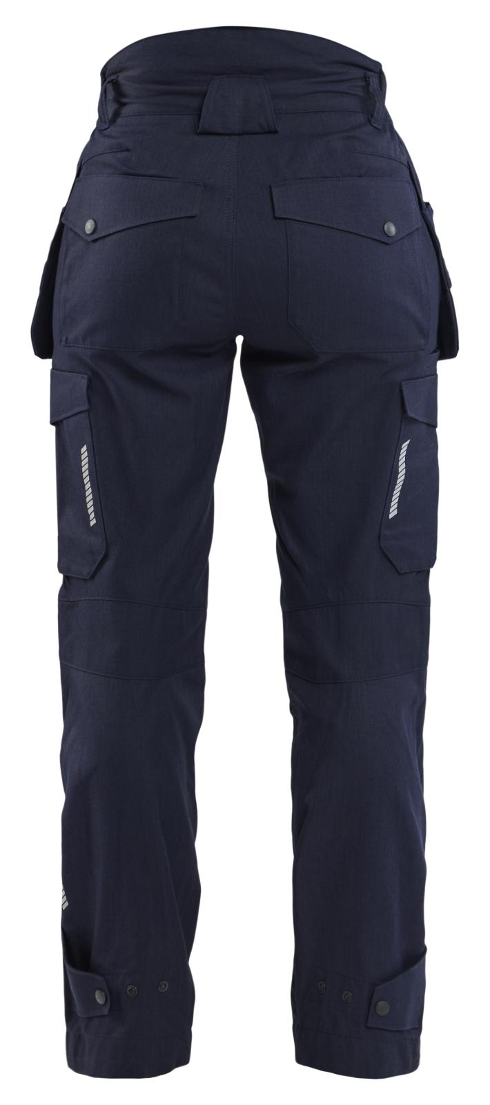 Blaklader Vlamvertragend Dames Multinorm Werkbroek 71081512 inherent vlamwerend antistatisch gereedschapszakken marineblauw(8900)