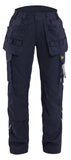 Blaklader Vlamvertragend Dames Multinorm Werkbroek 71081512 inherent vlamwerend antistatisch gereedschapszakken marineblauw(8900)