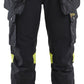 Blaklader High Vis 4-weg stretch Dames Werkbroeken 71081512 zwart-fluo geel(9933)