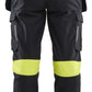 Blaklader High Vis 4-weg stretch Dames Werkbroeken 71081512 zwart-fluo geel(9933)