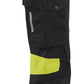 Blaklader High Vis Dames Werkbroeken 71081512 4-weg stretch zwart-fluo geel(9933)